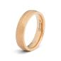 Preview: 5mm Titan-Ring mit facettiertem Bronze-Finish - Pulso Bronze